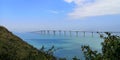 The Hong KongÃ¢â¬âZhuhaiÃ¢â¬âMacau Bridge (HZMB), longest sea crossing, Bridge Royalty Free Stock Photo